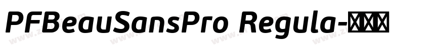 PFBeauSansPro Regula字体转换